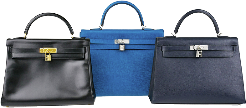 Pawn Handbags - Kelly 35 Vs Kelly 32 (800x400), Png Download