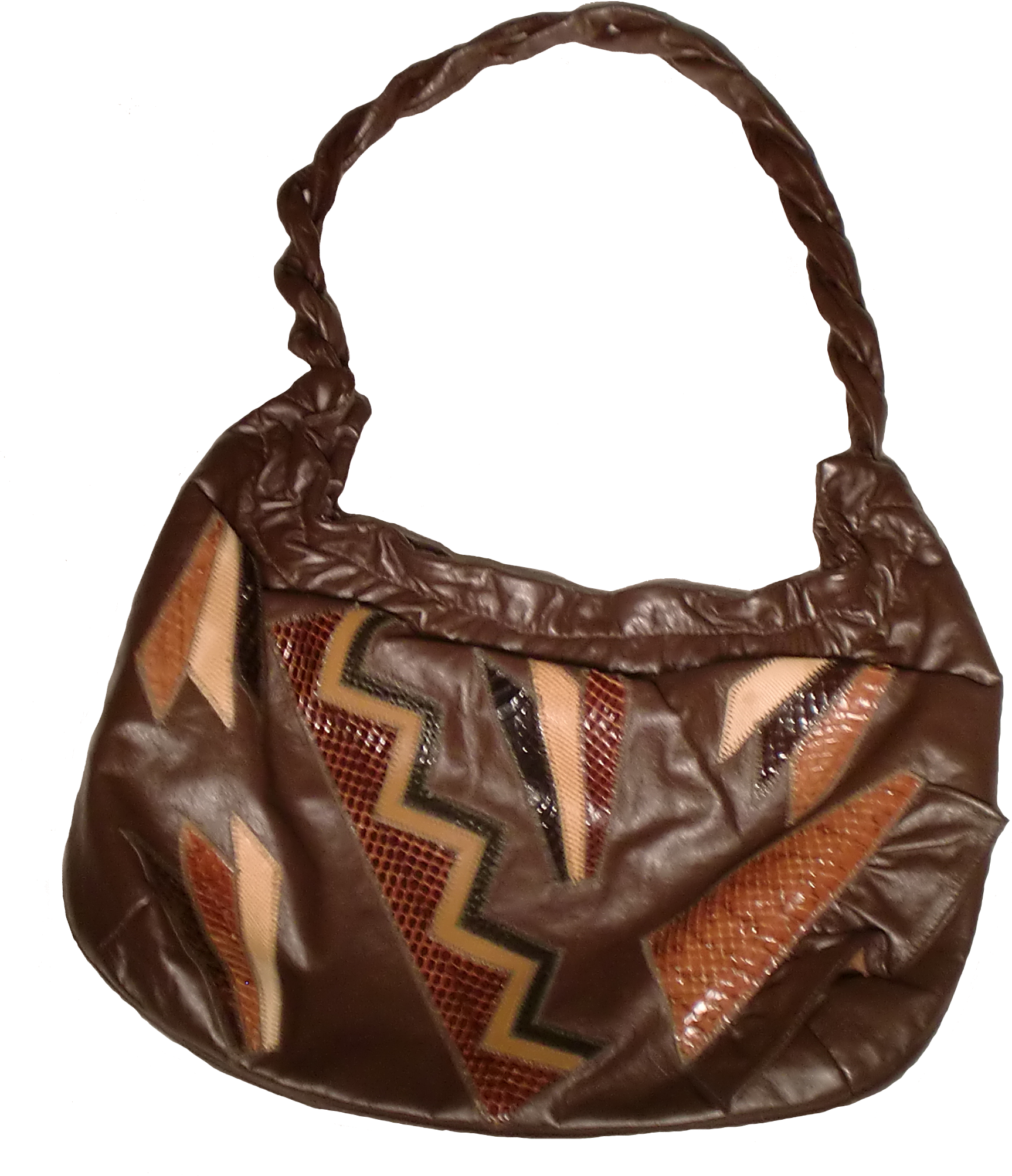 Chocolate Handbag By 7 Seven Hands By Dimitri - Hobo Bag (1802x2067), Png Download