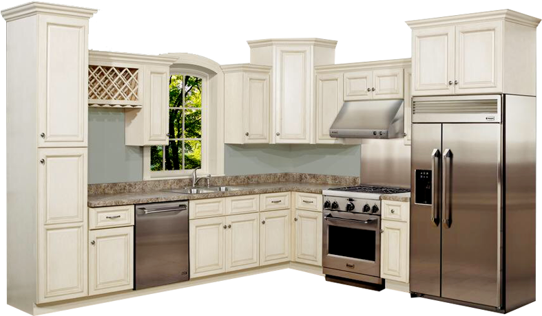 Kitchen Collection Provides Unique High Quality Products - Pearl White Cabinet Paint (794x470), Png Download