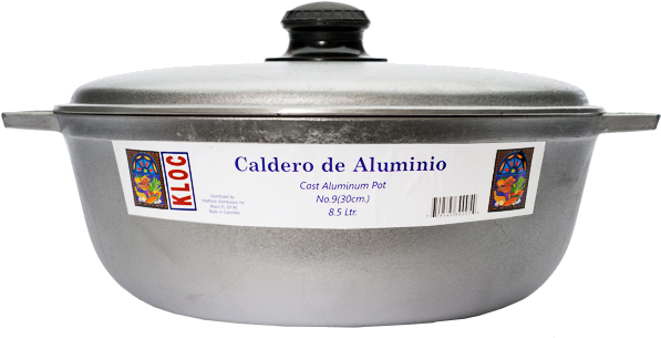 Cast Aluminum Caldero - Lid (600x600), Png Download