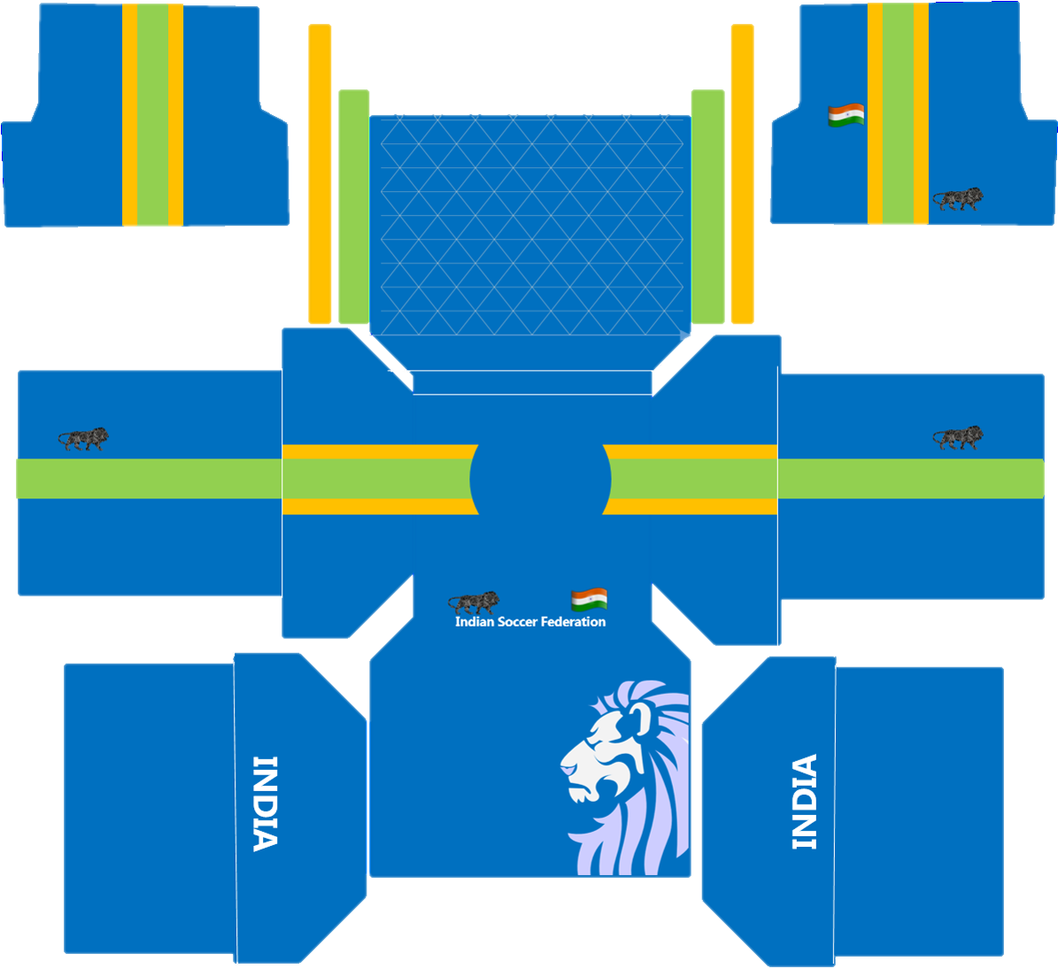 Https - //2 - Bp - Blogspot - Com/ - Png - Dream League Soccer Kit India (1194x1105), Png Download