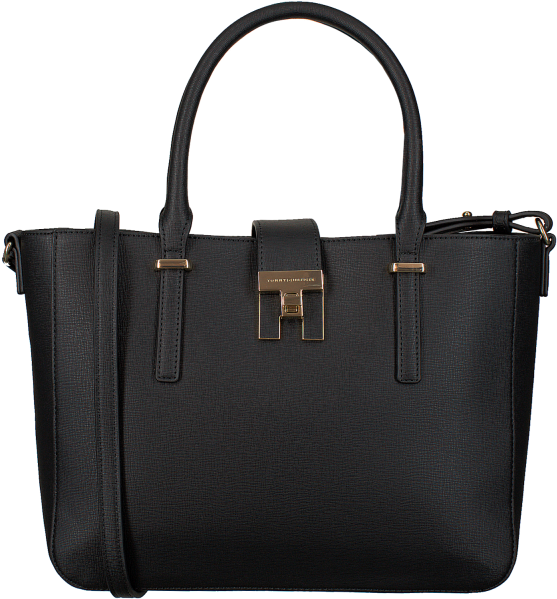 Tommy Hilfiger Black Tommy Hilfiger Handbag Th Heritage - Prada Man Business Bag (600x600), Png Download