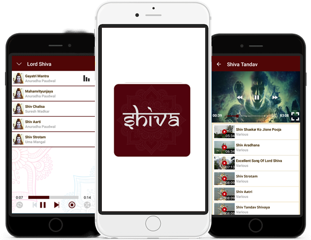 Shiva Chalisa Bhajans And Aarti - Iphone (646x484), Png Download