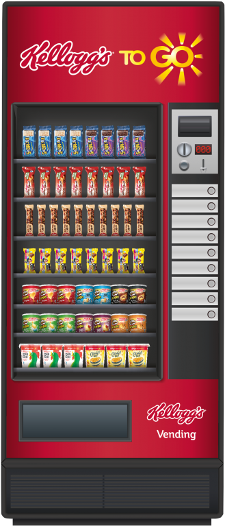 Vendotek - Cashless - Vending Machine (600x954), Png Download
