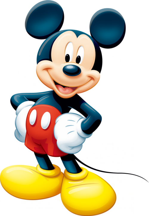 Mickey Maousse - Png De Mickey Mouse (500x727), Png Download