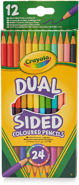 Crayola Dual Sided Colored Pencils (700x700), Png Download