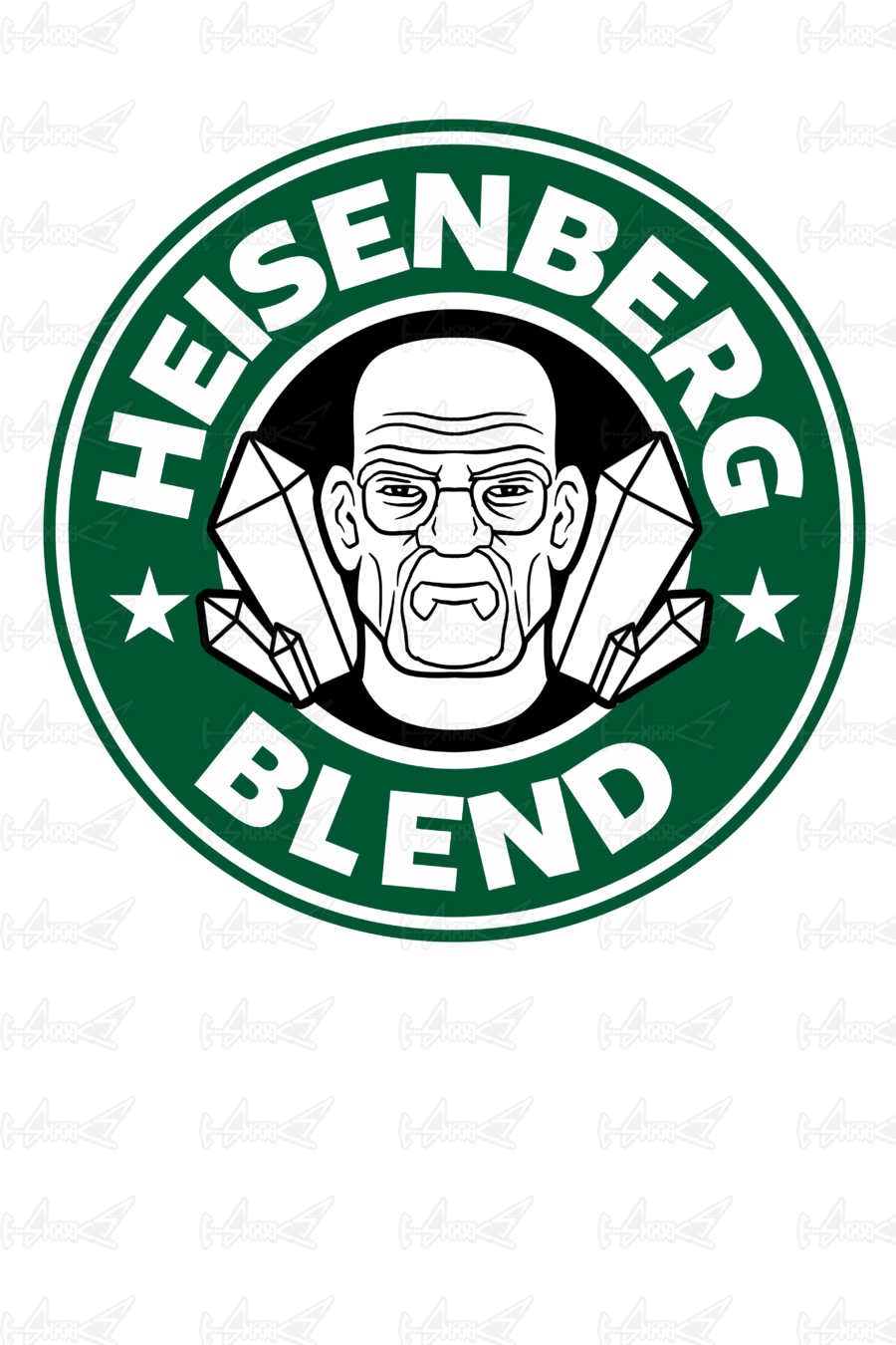 Heisenberg Blend - Make The Starbucks Logo (900x1350), Png Download