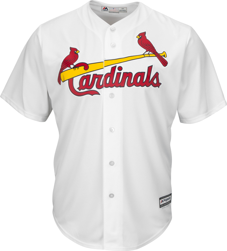 Louis Cardinals Replica Youth Home Jersey Photo - St Louis Cardinals Jersey (725x800), Png Download