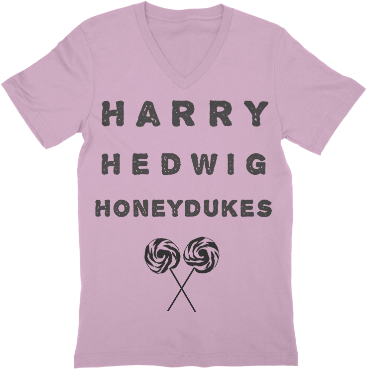 Harry Hedwig And Honey Dukes V-neck - Smiles To Go By Jerry (800x800), Png Download