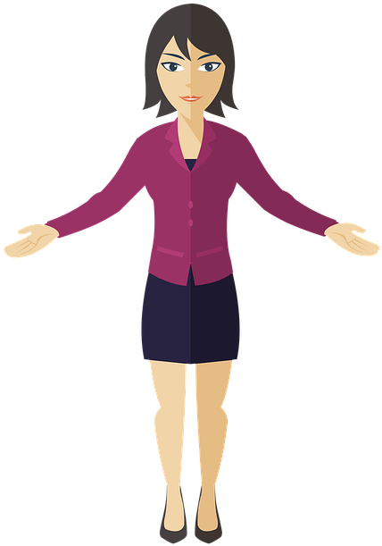 Businesswoman Clipart Png - Woman Clipart (505x720), Png Download