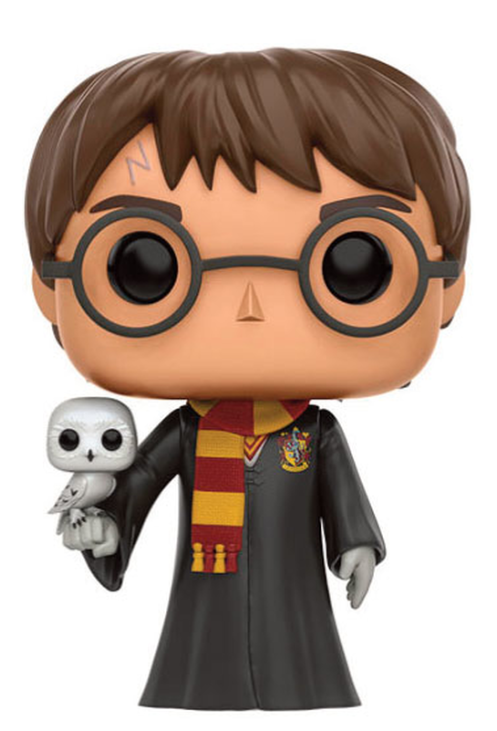 Movies Vinyl Figure Harry With Hedwig 9 Cm, 19,95 & - Figurine Pop Harry Potter (800x800), Png Download