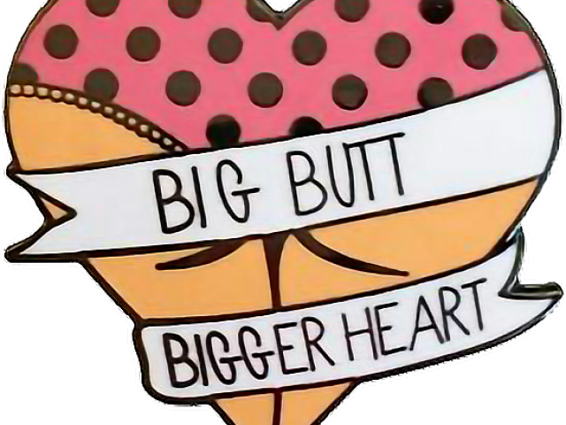 Snapchat Filters Clipart Love - Big Butt Hearts (640x480), Png Download
