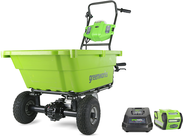 Greenworks Cart (980x494), Png Download