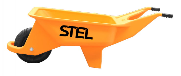 Insulated Wheelbarrow 90 L Non Metallic & Non Conductive - Plastic (740x740), Png Download