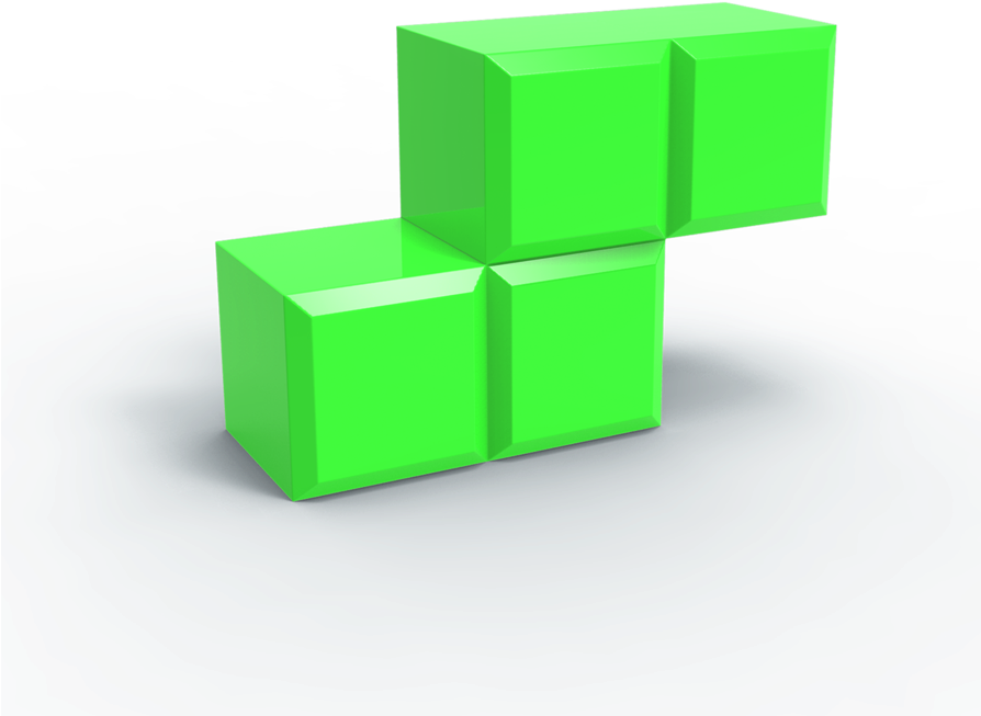 Tetris Block Ssb5 - Grass (893x894), Png Download