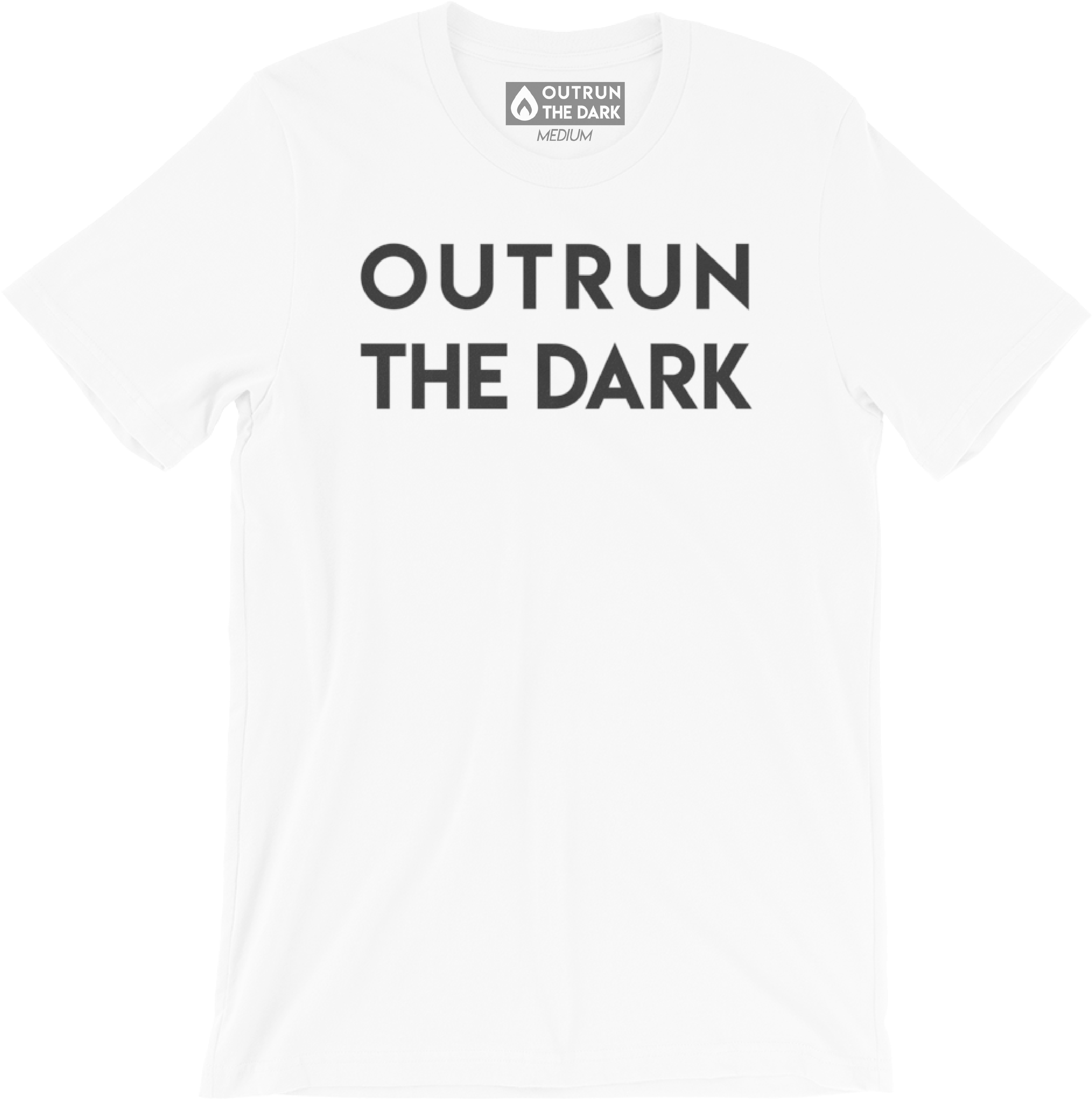 Outrun Original White Tee - T-shirt (4168x4168), Png Download