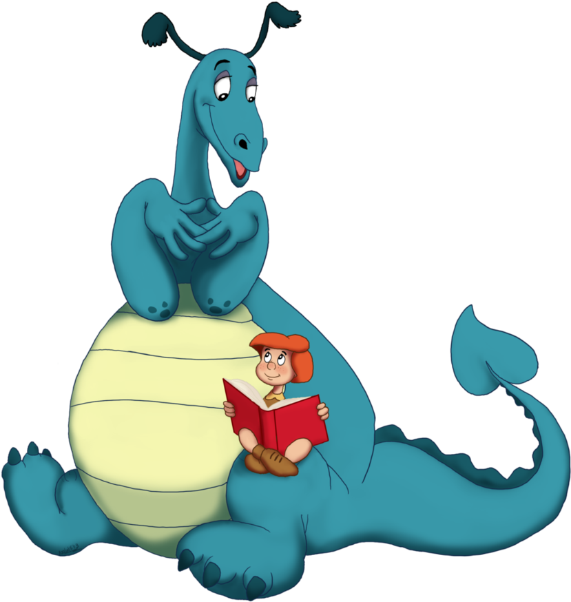 The Reluctant Dragon - Reluctant Dragon Disney (849x940), Png Download