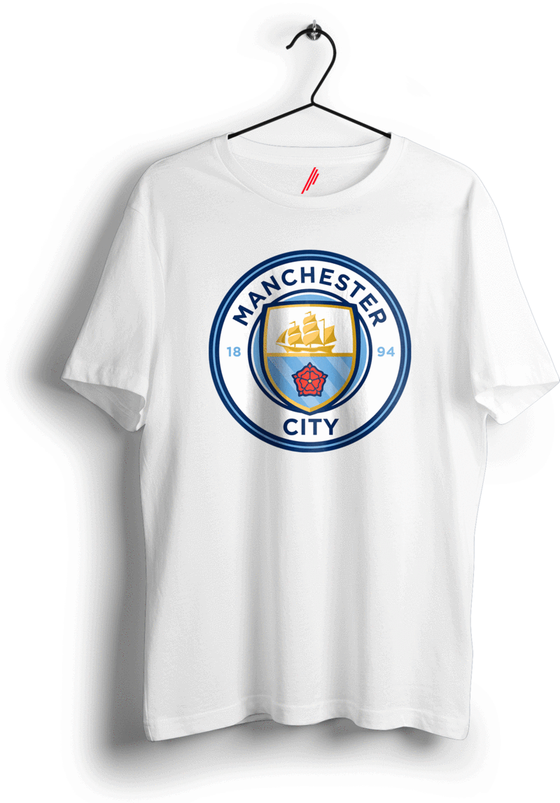 Manchester City Logo Tshirt - T-shirt (800x1147), Png Download