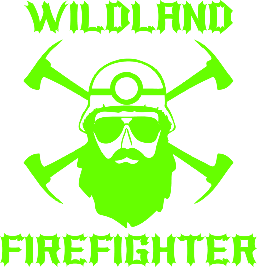 Wildland Firefighter Bearded Decal - Firefighter (984x1024), Png Download