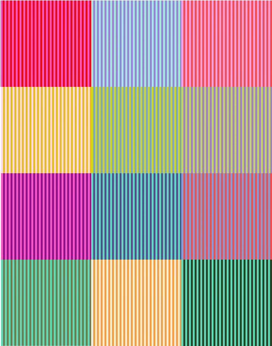 Tula Pink Pom Poms Stripes Fabric - Art Paper (700x700), Png Download