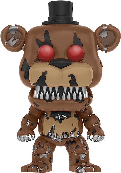 Stock Photo - Nightmare Freddy Funko Pop (509x730), Png Download