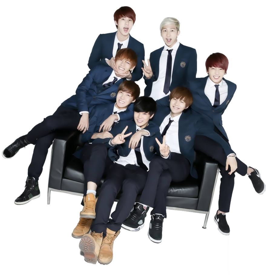 Bangtan Boys Png - Bts Family Photo 2014 (879x909), Png Download