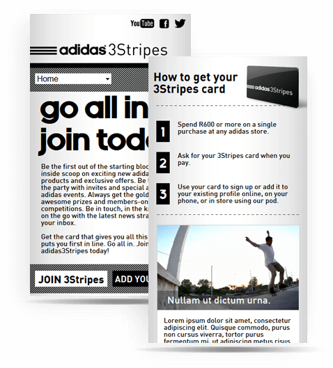 Adidas - Flyer (720x528), Png Download
