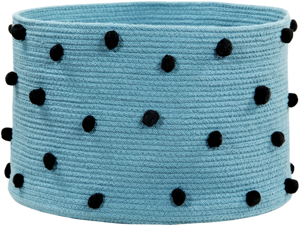 Washable Petroleum Braided Circular Cotton Basket With - Lorena Canals Pebbles Basket (700x542), Png Download