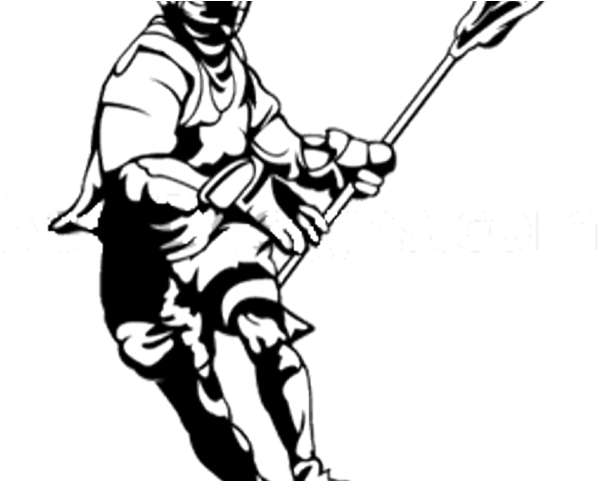 Lacrosse Clipart Silhouette - Lacrosse Clip Art Png (640x480), Png Download