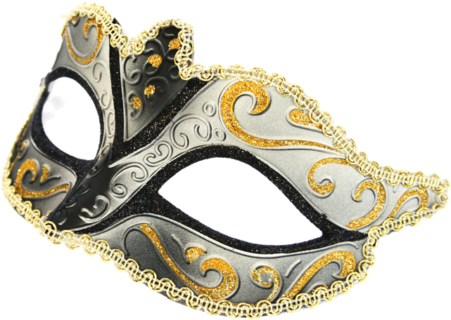 Mardi Gras Champagne Gala - Mask (856x571), Png Download