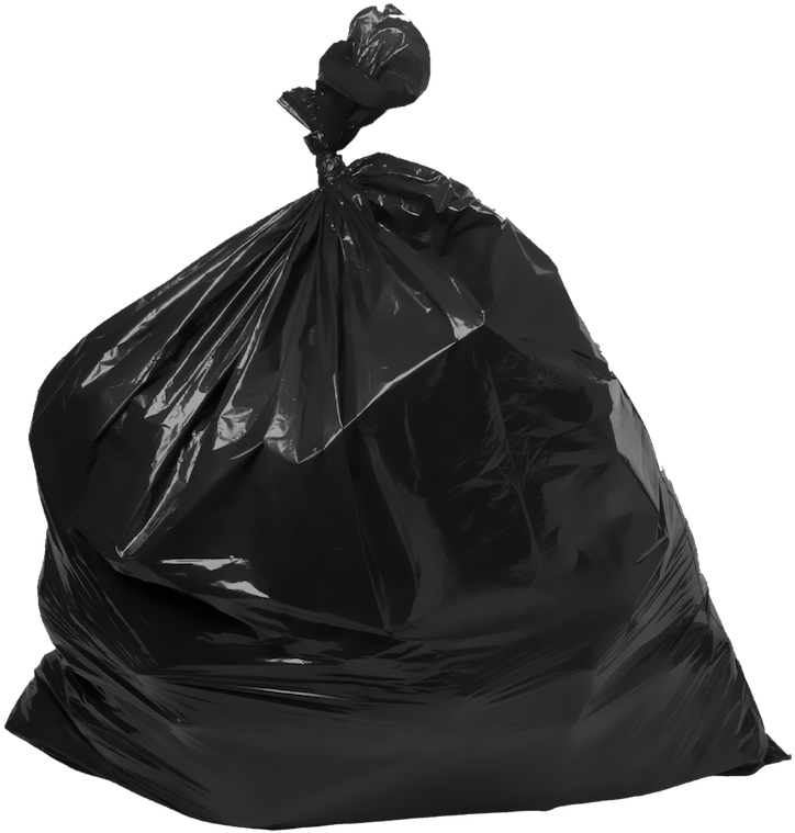 Garbage Bags - Transparent Trash Bag (1199x1199), Png Download