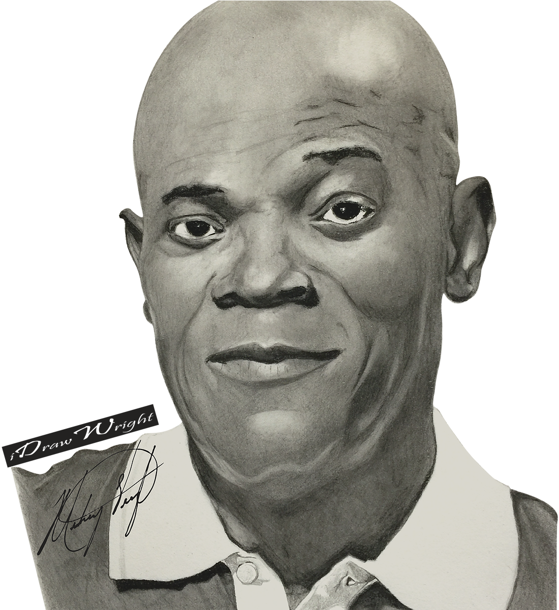 Samuel L - Jackson - Sketch (1200x1200), Png Download