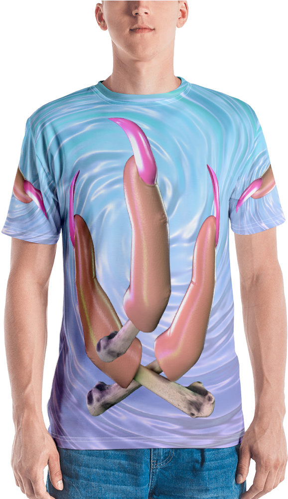 Fingers Crossed Deluxe T-shirt - T-shirt (1000x1000), Png Download