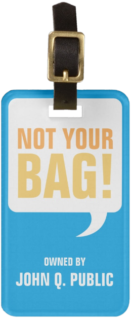 Of New Year Resolutions And Wanderlust - Bag Tag (697x697), Png Download