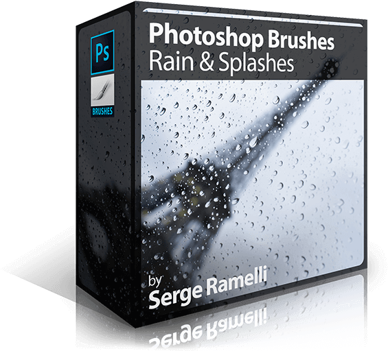 Rain & Splashes - Puddle Photoshop Brush (800x523), Png Download