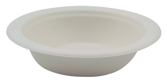 Soup Bowl, Bagasse, 16oz, White - Сколько В Тарелке Мл (640x640), Png Download