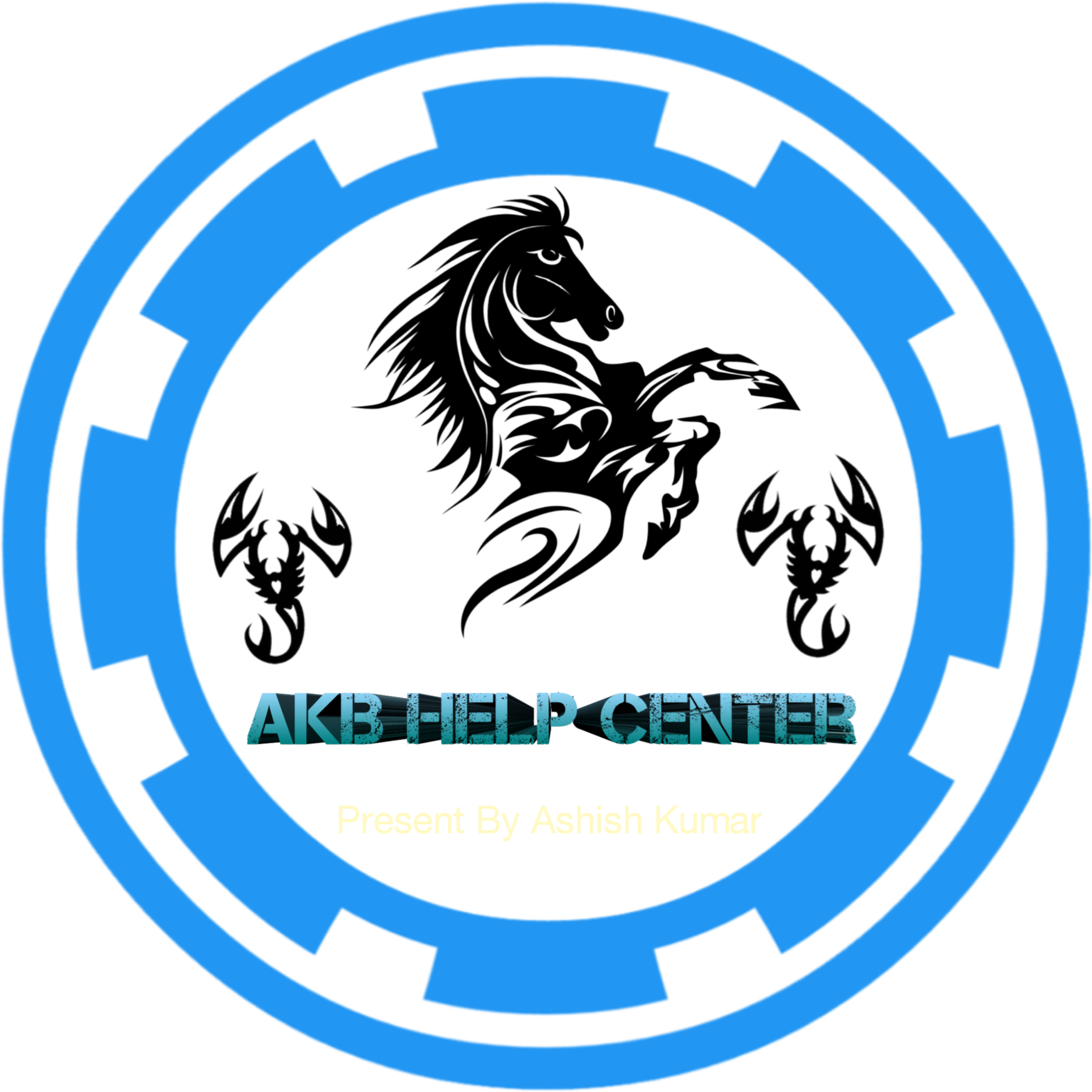 Akb Help Center - Horse Logo Picsart (2560x2560), Png Download