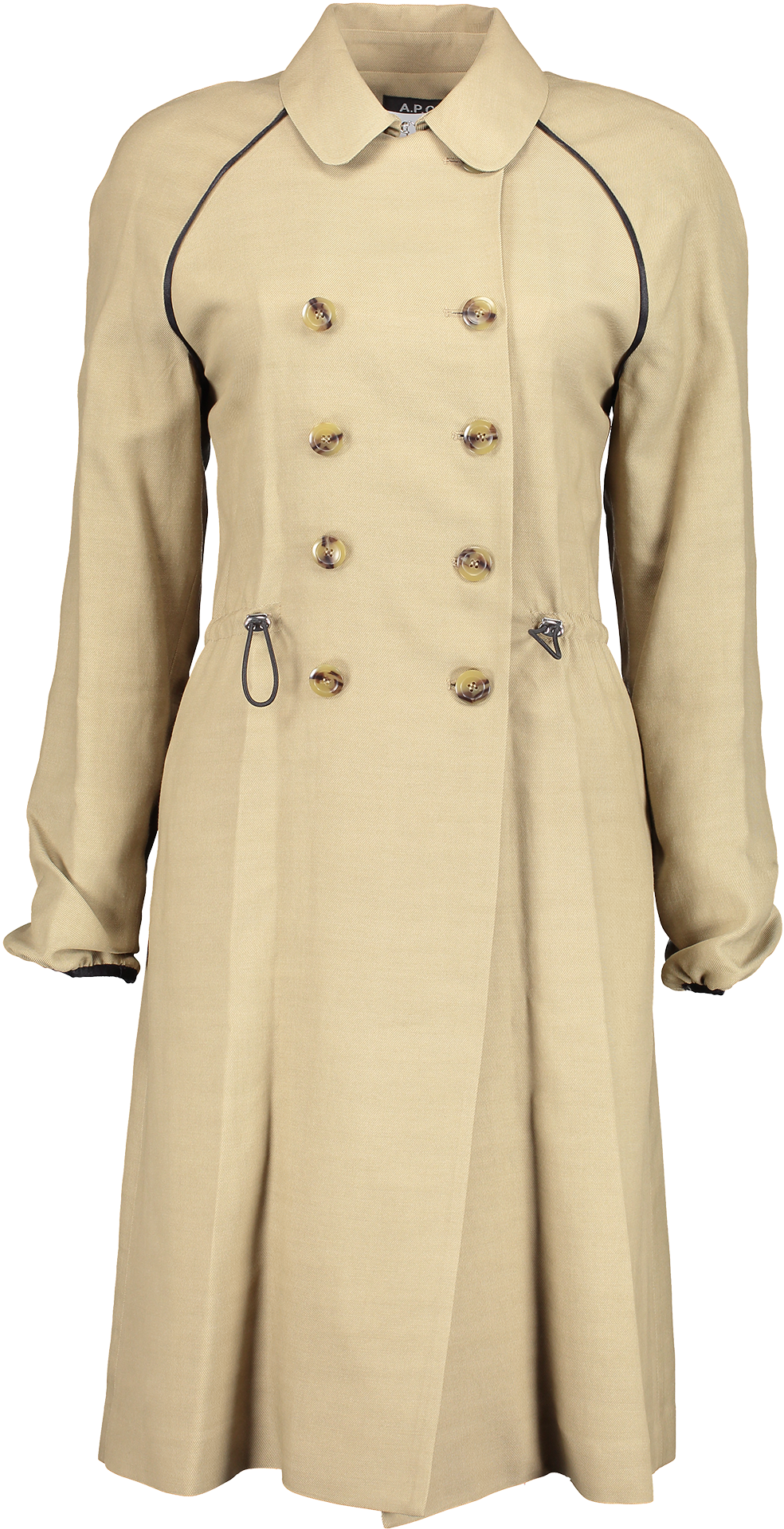 Women's Jackie Trench Coat In Beige - Overcoat (1280x1920), Png Download