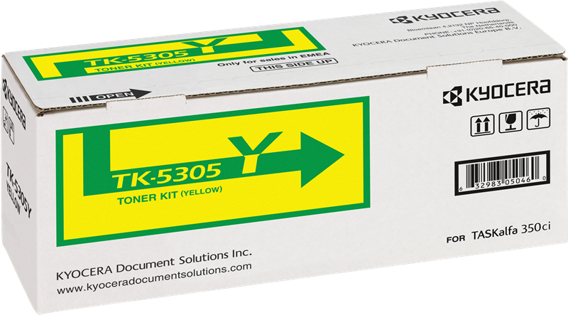 Toner Kyocera Tk-5305y - Kyocera (800x443), Png Download