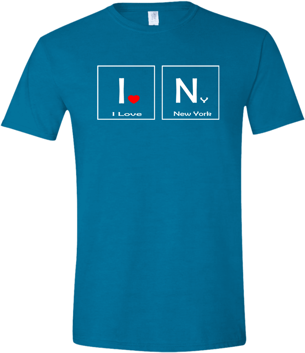 I Love Ny Tee - T-shirt (1155x1155), Png Download
