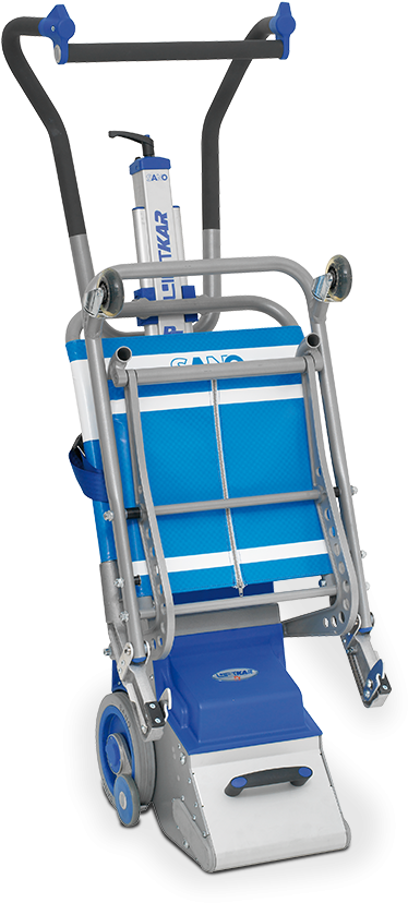 Powered Stairclimber Liftkar Pt Fold - Silla Sube Escaleras Liftkar (378x877), Png Download