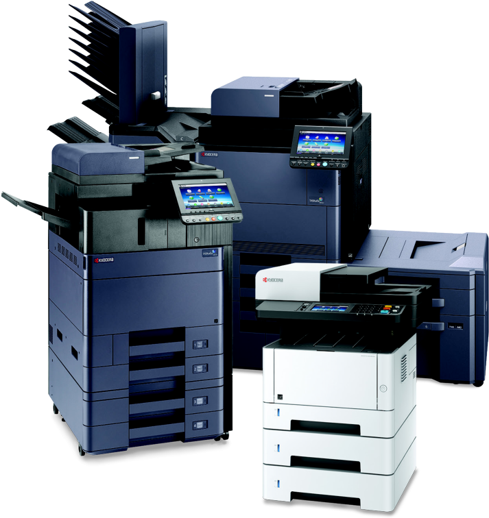 The Feature Rich Kyocera Mfps Seamlessly Integrate - Kyocera (860x774), Png Download