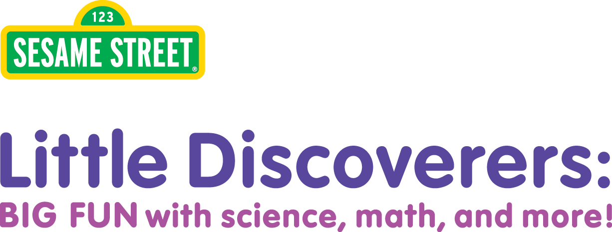 Little Discoverers Logo - Sesame Street (1226x465), Png Download