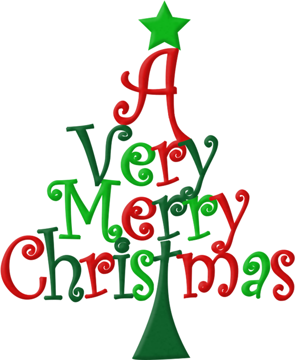 A Very Merry Christmas Graphic - Christmas Day (764x762), Png Download