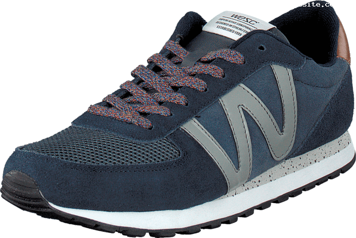 Wesc Post Runner Dark Sapphire 52777-00 Mens Leather, - Sneakers (705x472), Png Download
