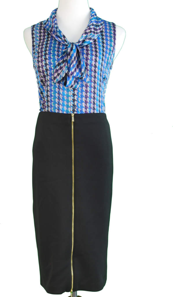 Tahari 8 56 15 Calvin Klein Skirt 8 - Day Dress (598x1024), Png Download