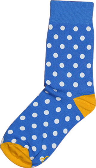 Polkadot Royale - Sock (600x600), Png Download