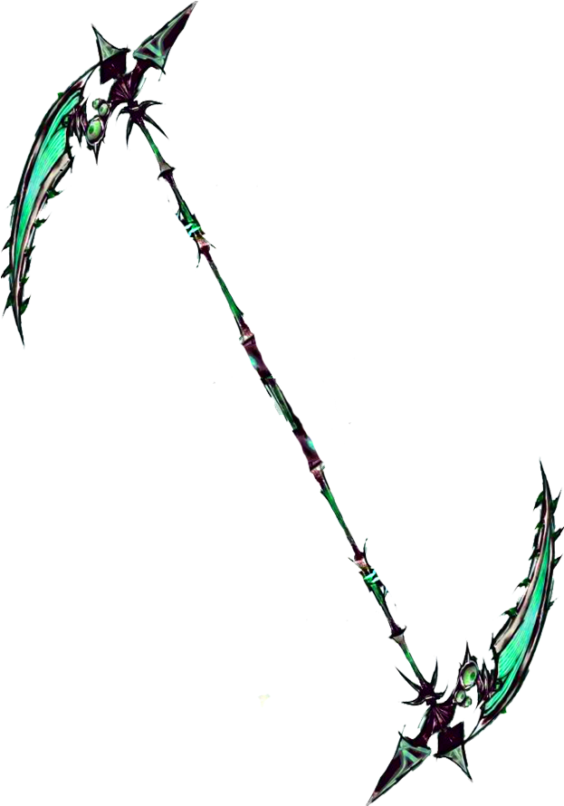 Drawn Scythe Double - Scythe Owari No Seraph (736x897), Png Download