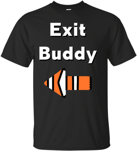 Exit Buddy Marlin T Shirt & Hoodie - College Senior T Shirts (600x600), Png Download