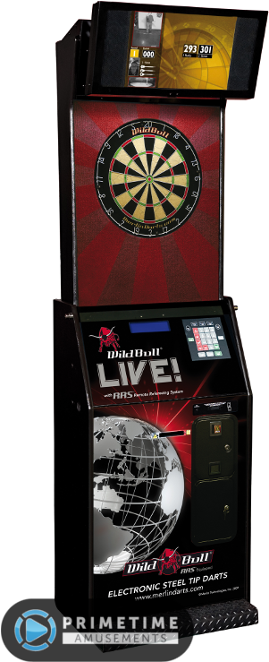 Wild Bull Live Electronic Dartboard By Merlin Technologies - Dart Board Machine (603x820), Png Download